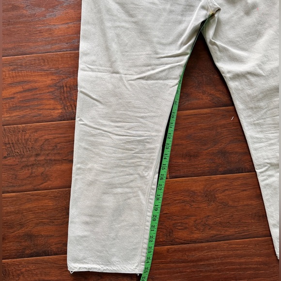 Chimala Japanese Denim w/distress, splatter, and rough hem - fits like size 33 - Picture 7 of 8